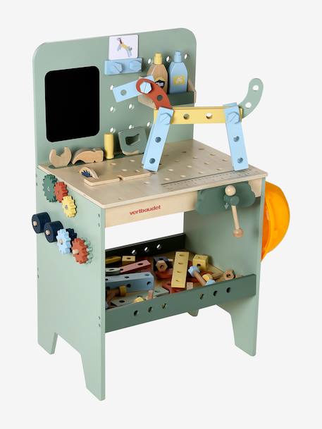 Etabli de bricolage avec accessoires en bois FSC® vert - vertbaudet enfant 