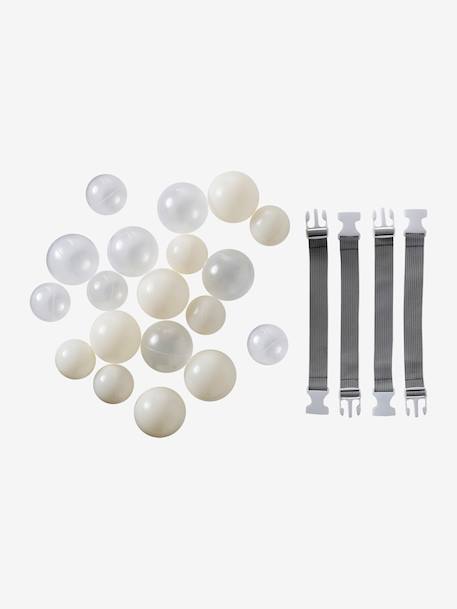 Tapis réversible et pliable avec balles beige+vert - vertbaudet enfant 