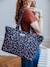Madrid tote bag beige, bedrukt+bruin, bedrukt+jeansblauw+okergeel - vertbaudet enfant 