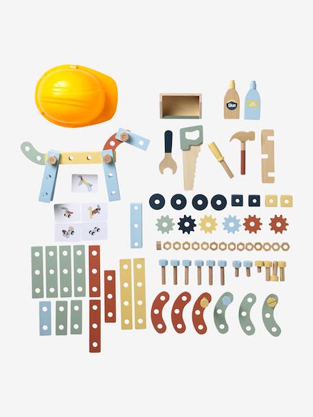 Etabli de bricolage avec accessoires en bois FSC® vert - vertbaudet enfant 