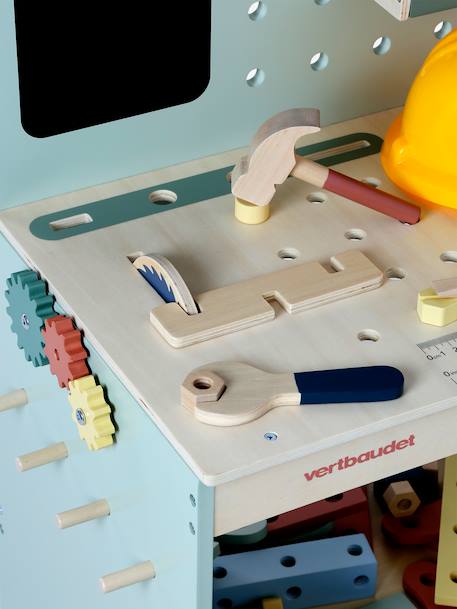 Etabli de bricolage avec accessoires en bois FSC® vert - vertbaudet enfant 
