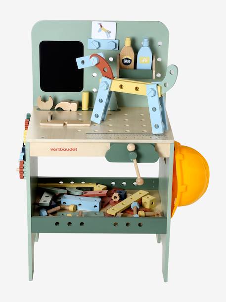 Etabli de bricolage avec accessoires en bois FSC® vert - vertbaudet enfant 