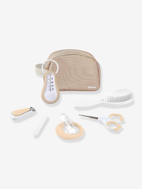 Toiletartikelen etui en 7 benodigdheden / toebehoren beige - vertbaudet enfant 