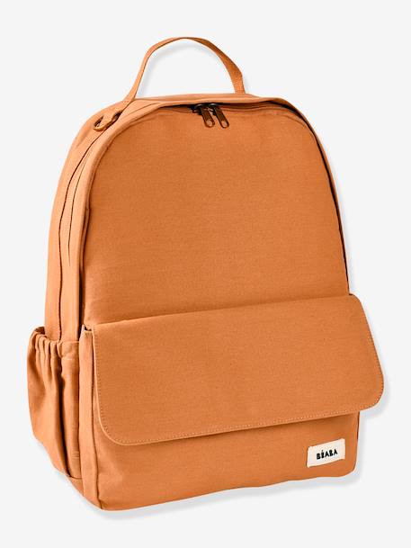 Sac à dos à langer Tokyo beige imprimé+bleu jean+kaki+marron imprimé+ocre - vertbaudet enfant 