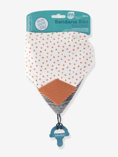 Puériculture-Repas-Pack 2 bavoirs bandana + attache sucette -