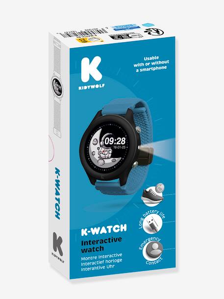 K-Watch montre KIDYWOLF noir+rose+vert - vertbaudet enfant 