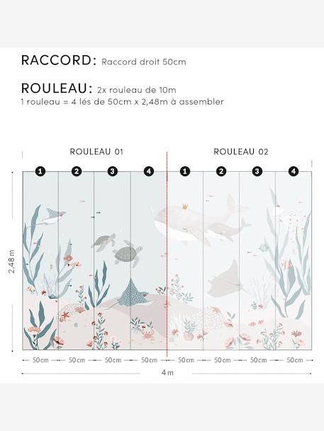 Papier peint intissé DREAMY SEABED - bleu - vertbaudet enfant 