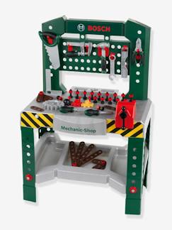 Speelgoed-Imitatiespelletjes-Huis, klussen en beroepen-Bosch werkbank atelier en 77 benodigdheden / toebehoren 