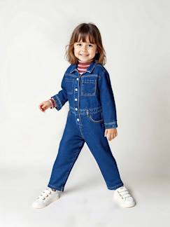 -Combinaison fille jean style worker 