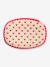 Assiette rectangulaire FAVORITE HEARTS enfant petit modèle rice Red Kiss bleu ciel+rose+rouge - vertbaudet enfant 