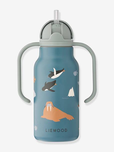 Gourde Kimmie 250 ml - beige+bleu foncé+écru+jaune+rose pâle - vertbaudet enfant 