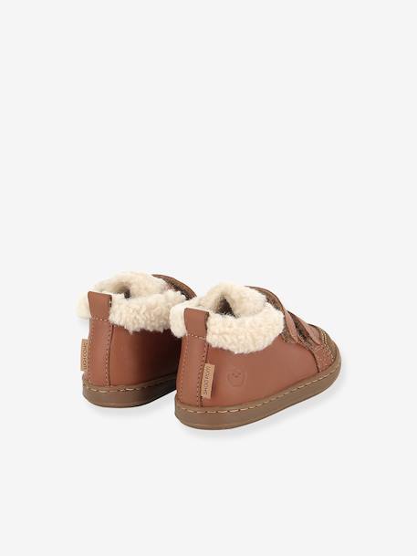Baskets BOUBA NAPPA T4ARNA0401 marron - vertbaudet enfant 