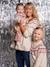 Pull jacquard enfant mixte noël capsule famille écru - vertbaudet enfant 