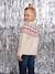 Jacquard trui gemengd kerst capsule familie ecru - vertbaudet enfant 
