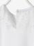 T-shirt fille détails en broderie anglaise BLANC+bleu marine+VERT PALE - vertbaudet enfant 