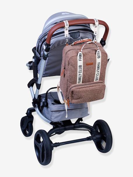 Sac à dos à langer Family Club Signature blanc+écru+marron+noir+vert - vertbaudet enfant 