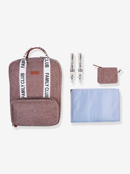 Sac à dos à langer Family Club Signature blanc+écru+marron+noir+vert - vertbaudet enfant 