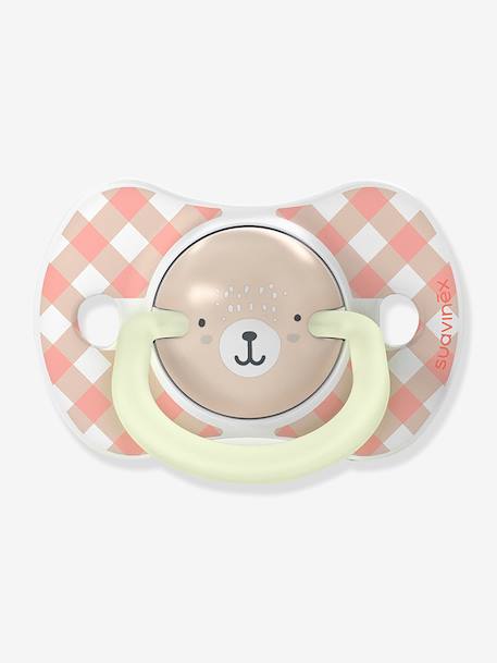 Lot de 2 sucettes avec tétine symétrique SX Pro Night&Day rose - vertbaudet enfant 
