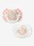 Lot de 2 sucettes avec tétine symétrique SX Pro Night&Day rose - vertbaudet enfant 
