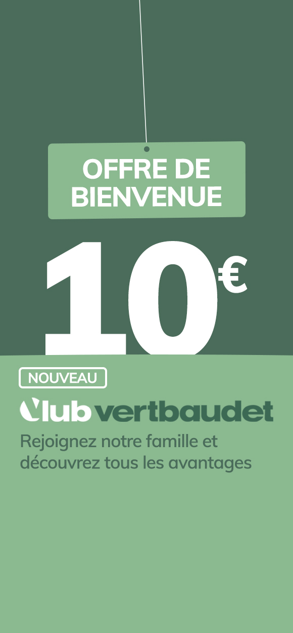 Club Vertbaudet: 10€ offerts dans votre cagnotte pour fêter votre adhésion au club !