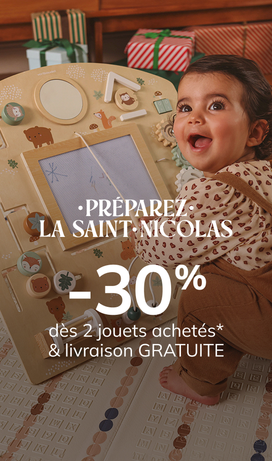 Préparez la Saint-Nicolas -30% dès 2 jouets achetés* & livraison GRATUITE