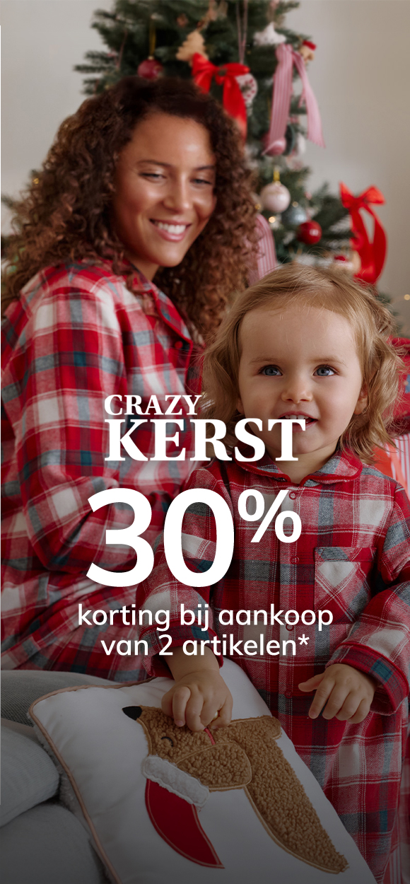 Crazy Kerst: 30% korting bij aankoop van 2 artikelen*