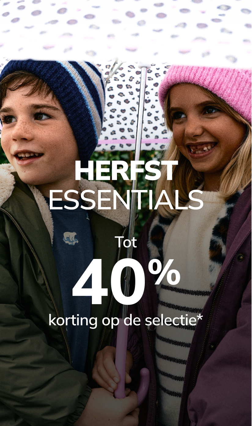 Herfst essentials: Tot 40% korting op de selectie*